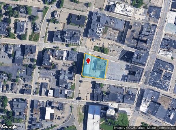 22 Elm St, Worcester, MA Parcel Map