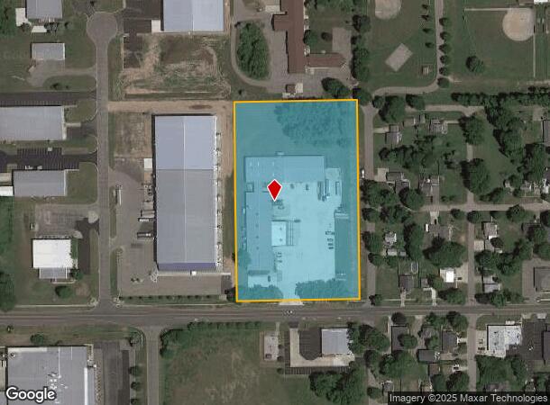  820 W Prairie St, Vicksburg, MI Parcel Map