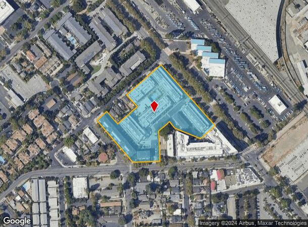  383 Stockton Ave, San Jose, CA Parcel Map