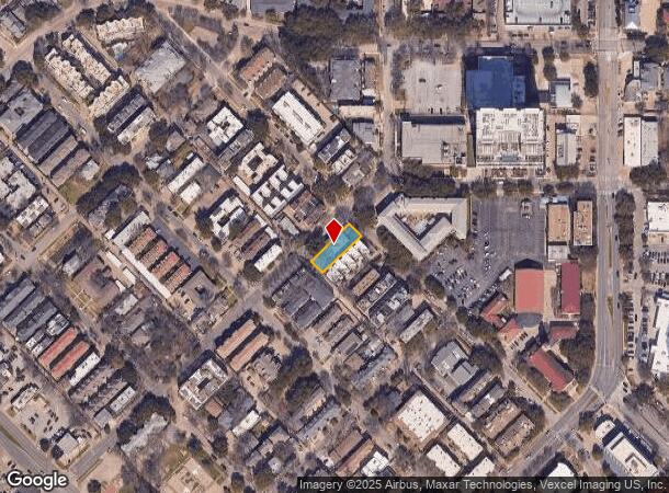 3929 Gilbert Ave, Dallas, TX Parcel Map