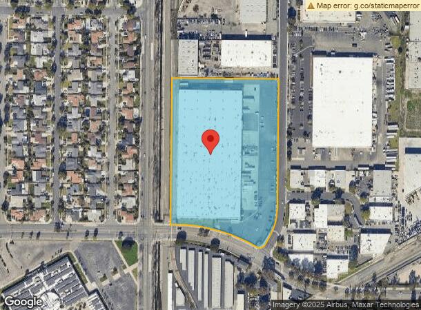  601 W Dyer Rd, Santa Ana, CA Parcel Map