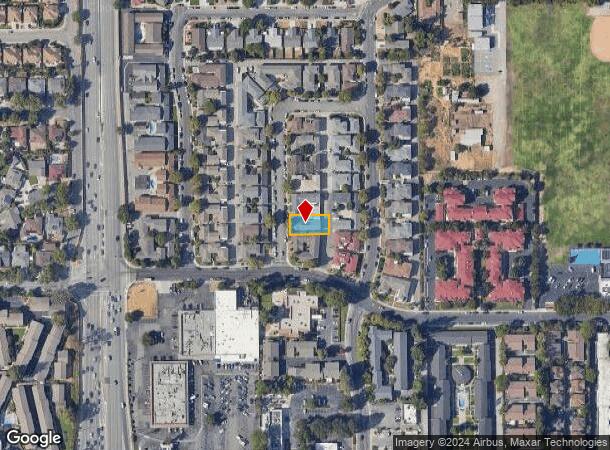  863 Gallatin Dr, Santa Clara, CA Parcel Map