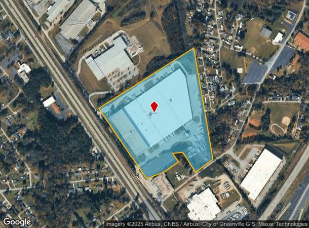 1312 Old Stage Rd, Simpsonville, SC Parcel Map