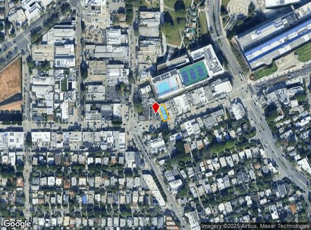  8755 Melrose Ave, West Hollywood, CA Parcel Map