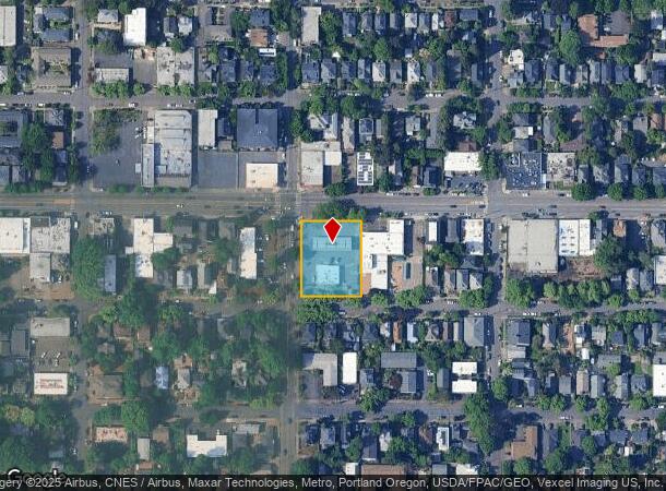  2016 E Burnside St, Portland, OR Parcel Map