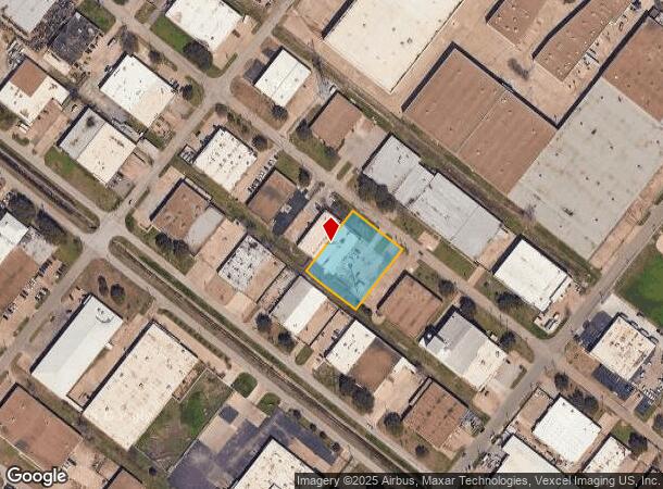  8601 Sovereign Row, Dallas, TX Parcel Map