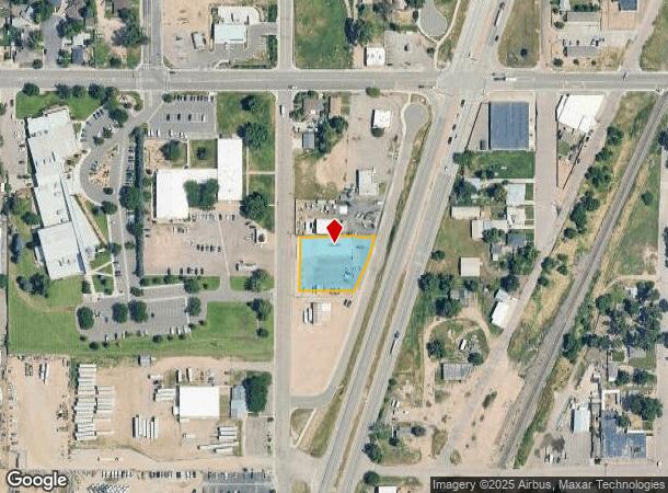  3725 W Service Rd, Evans, CO Parcel Map