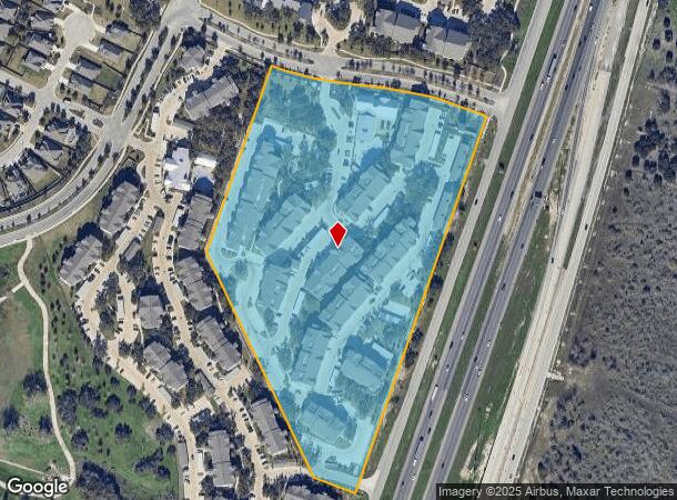 827 S Camino Vaquero Pkwy, Manchaca, TX Parcel Map