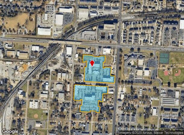  1100 17Th St, Tuscaloosa, AL Parcel Map