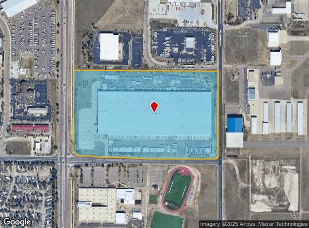  5520 Astrozon Blvd, Colorado Springs, CO Parcel Map