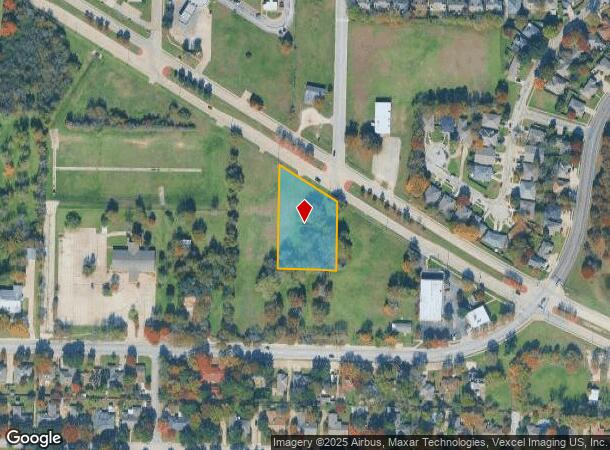  3131 N Elm St, Denton, TX Parcel Map