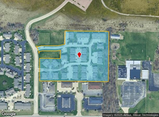  7400 N Villa Lake Dr, Peoria, IL Parcel Map