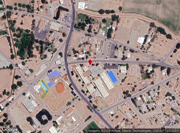  1456 Main St, San Elizario, TX Parcel Map