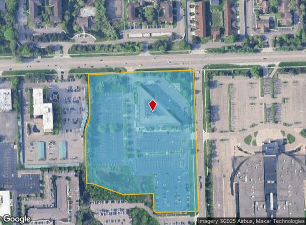  25505 W 12 Mile Rd, Southfield, MI Parcel Map