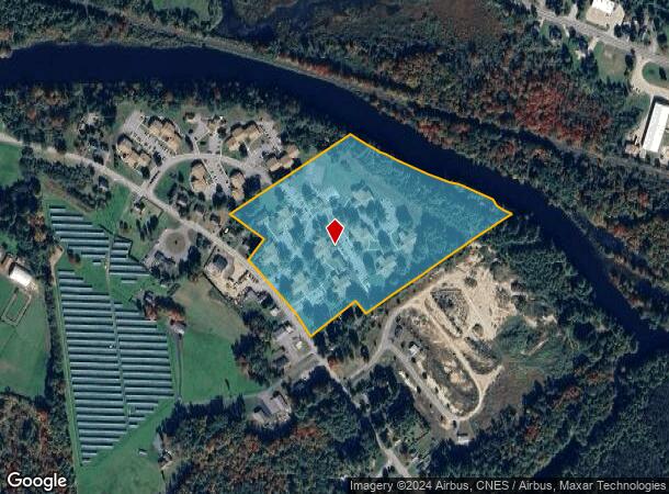  419 E River St, Orange, MA Parcel Map