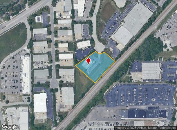 821 N Martway Dr, Olathe, KS Parcel Map