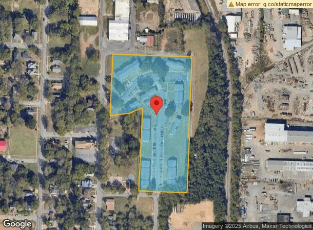  1200 Geyer St, Little Rock, AR Parcel Map