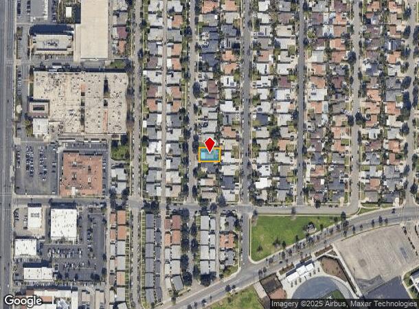  2617 S Rosewood Ave, Santa Ana, CA Parcel Map