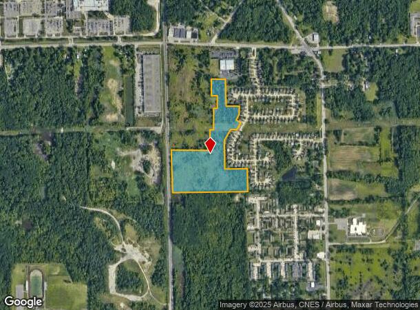  35935 Ecorse Rd, Romulus, MI Parcel Map