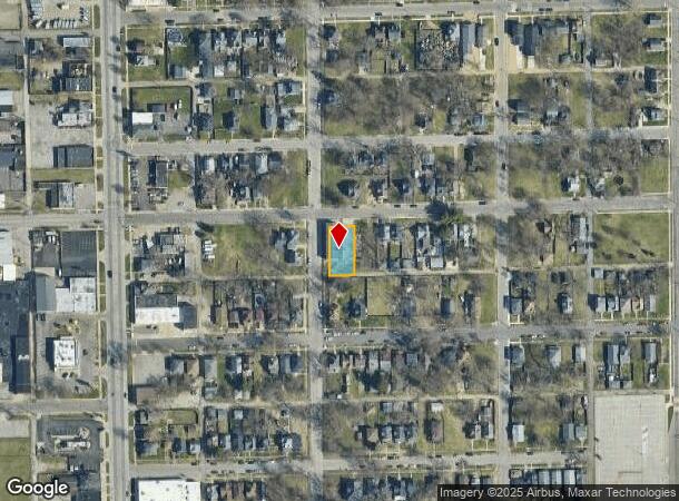  202 E Calvert St, South Bend, IN Parcel Map