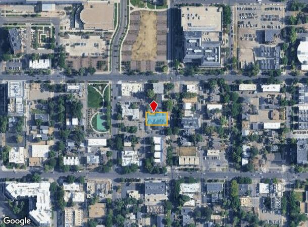 1751 N Franklin St, Denver, CO Parcel Map