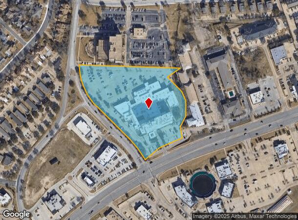  801 University Dr E, College Station, TX Parcel Map