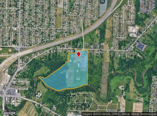 Cayuga Creek Rd, NY Parcel Map