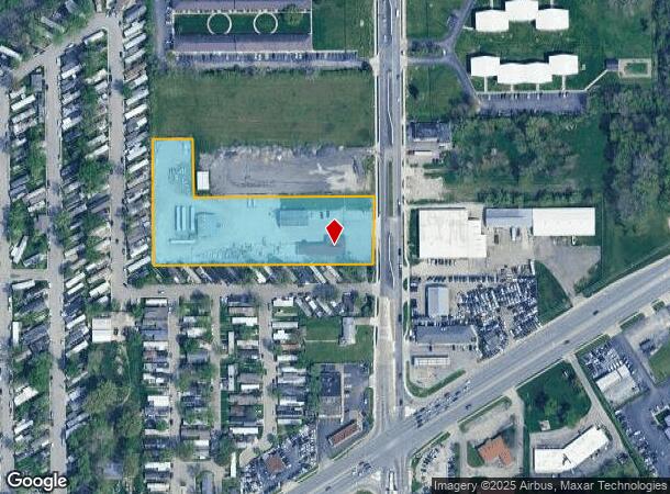 5010 N Post Rd, Indianapolis, IN Parcel Map