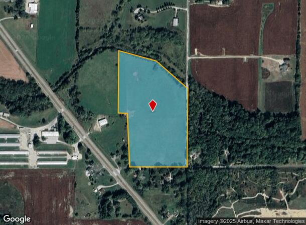  3502 W 450 N, Thorntown, IN Parcel Map