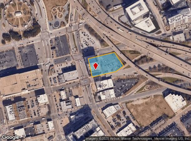  2201 Main St, Dallas, TX Parcel Map