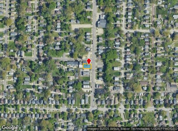  1284 Grant St, Akron, OH Parcel Map