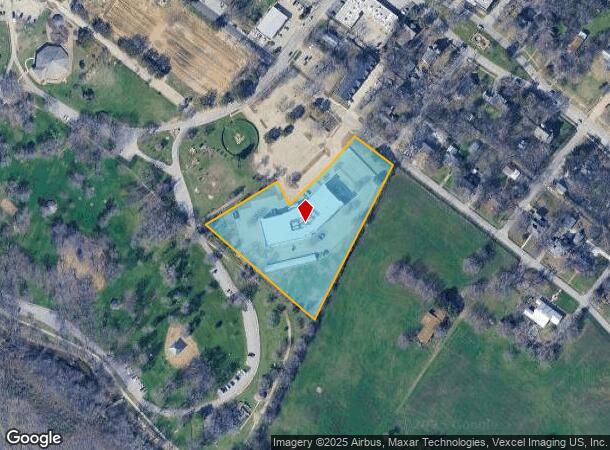 1305 W Jefferson St, Waxahachie, TX Parcel Map