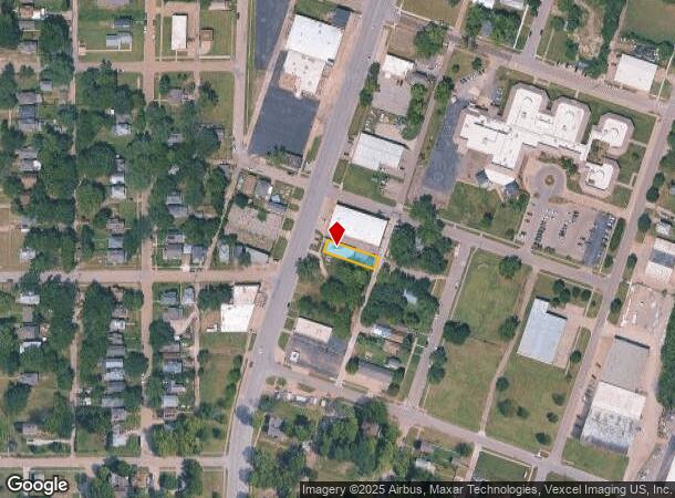  1410 S Kansas Ave, Topeka, KS Parcel Map