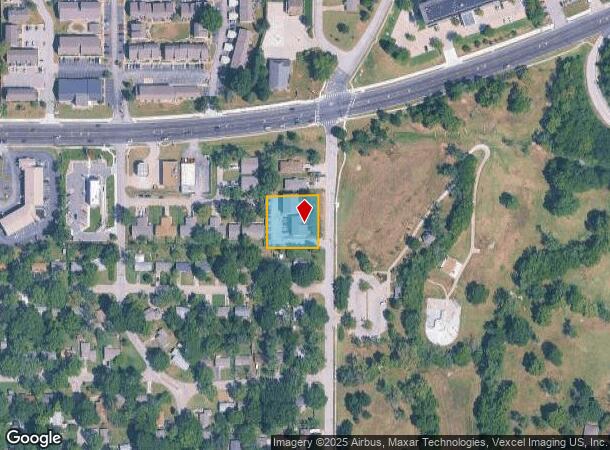  711 Rockledge Rd, Lawrence, KS Parcel Map