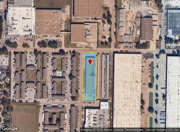 1702 Metrocrest Dr, Carrollton, TX Parcel Map