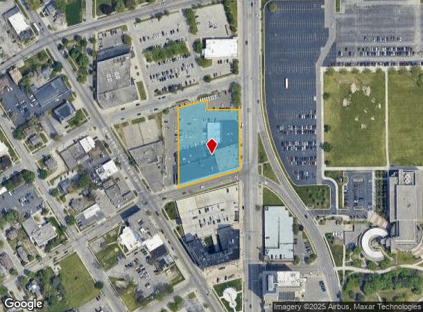  605 N Saginaw St, Flint, MI Parcel Map