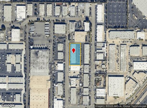  2109 S Wright St, Santa Ana, CA Parcel Map