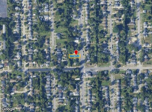  6727 Evergreen Ave, Detroit, MI Parcel Map