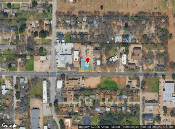 1107 W Randol Mill Rd, Arlington, TX Parcel Map