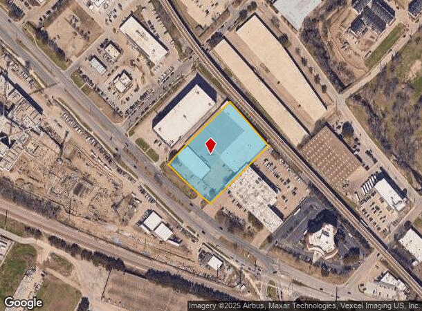  4640 Harry Hines Blvd, Dallas, TX Parcel Map