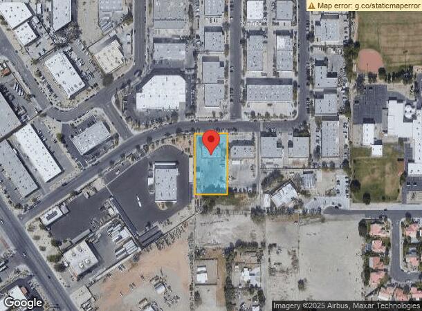  72265 Manufacturing Rd, Thousand Palms, CA Parcel Map