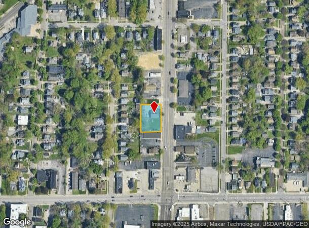  674 N Main St, Akron, OH Parcel Map