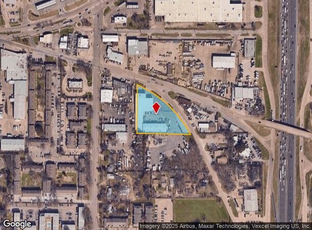  1634 E Irving Blvd, Irving, TX Parcel Map