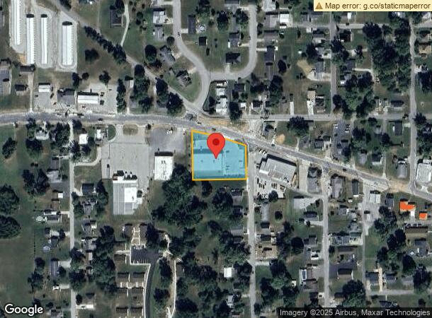  1100 W Mulberry St, Salem, IN Parcel Map