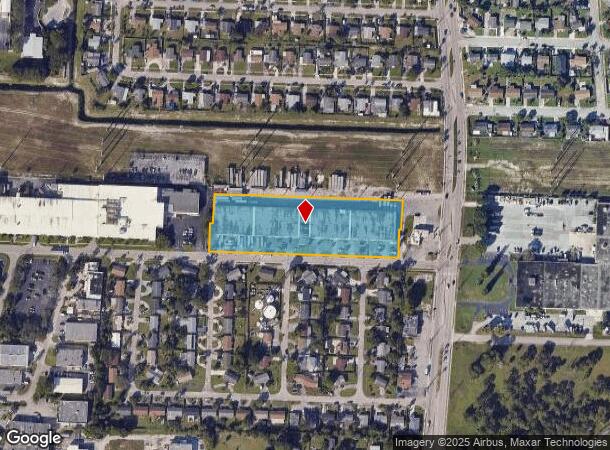 1307 Hill Ave, West Palm Beach, FL Parcel Map