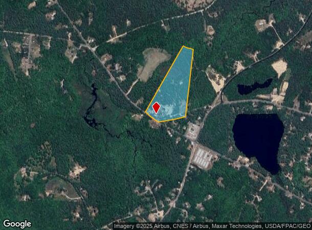1165 Cape Rd, Hollis Center, ME Parcel Map