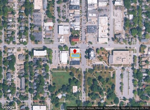  1105 Massachusetts St, Lawrence, KS Parcel Map
