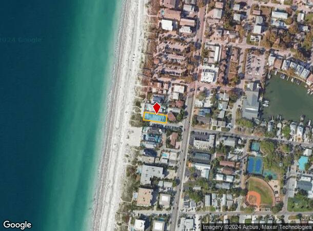  1600 Beach Trl, Indian Rocks Beach, FL Parcel Map