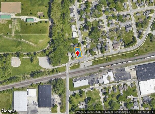  7166 Front St, Holland, OH Parcel Map