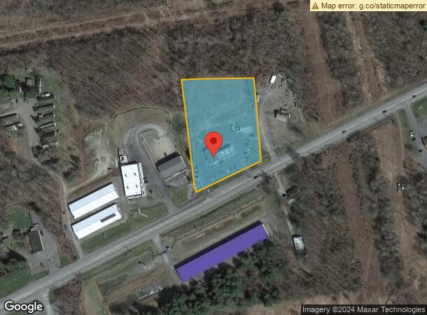  1414 Dryden Rd, Freeville, NY Parcel Map